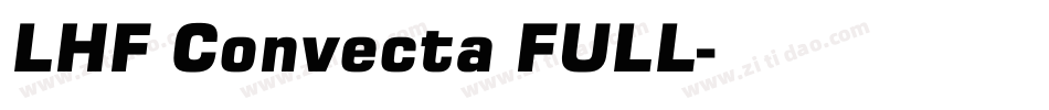LHF Convecta FULL字体转换